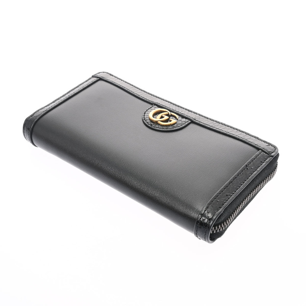 Gucci Python Wallet Black Long Offdia Leather - image 4